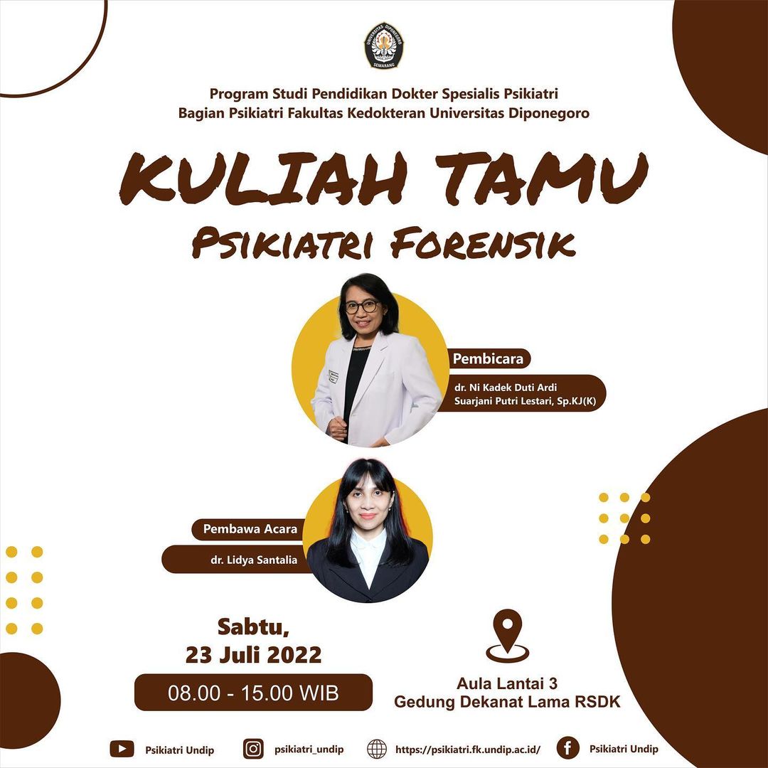 Kuliah Tamu 2022 Psikiatri Forensik