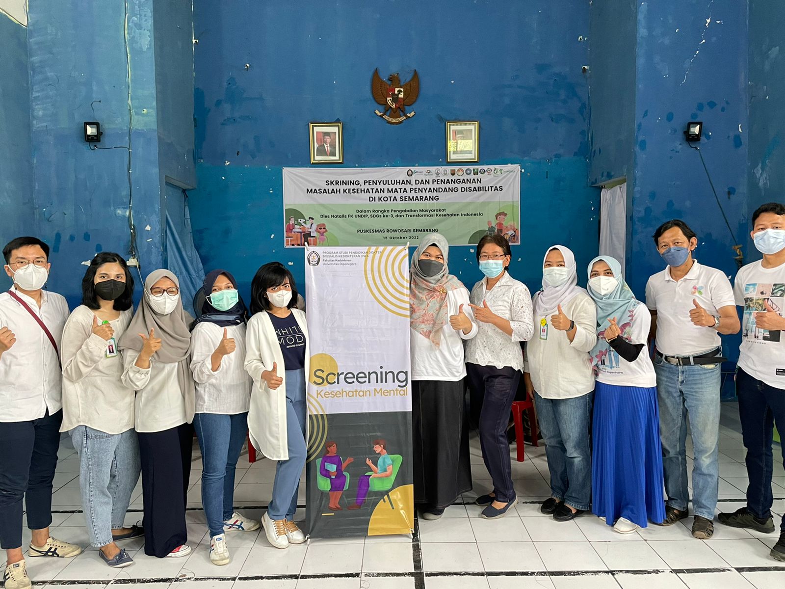 COMMUNITY DEDICATION Screening for Adult and Elderly Mental Health and Data Collection on Children with Disabilities at the Rowosari Village Office